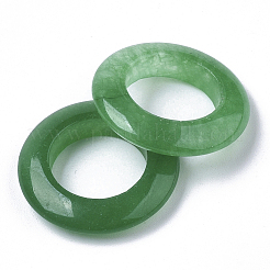 Natürliche malaysia jade verbindungsringe&nbsp;G-N0325-05