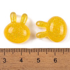 Transparente Epoxidharz-Hasen-Decoden-Cabochons&nbsp;CRES-P035-03C