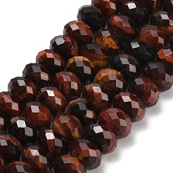Natürlichen roten Tigerauge Perlen Stränge&nbsp;G-C259-A01-6x10mm-01