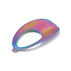 Ionenplattierung (IP) 304 Edelstahl große Anhänger&nbsp;STAS-B031-33R