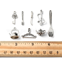 48 pz 8 ciondoli in lega di stile tibetano&nbsp;TIBEP-FS0001-13