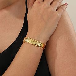 Kettenarmband aus Messing mit Münzgliedern&nbsp;LS-QR2720-1