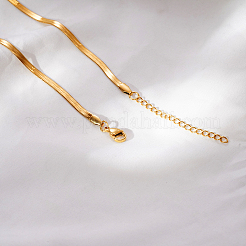 Collane a catena a Y in acciaio inossidabile 304 con chiusura a laccio per donna&nbsp;FZ8531