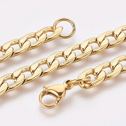Ionenplattierung (IP) 304 Edelstahl Panzerkettenarmbänder&nbsp;BJEW-P235-05G