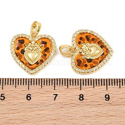 Messing micro pave klare zirkonia anhänger&nbsp;CU-CBA415D-11G