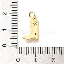 Messing micro pave klare zirkonia anhänger&nbsp;KK-L225-045G