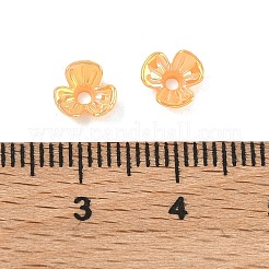 Tappo per perline in acrilico opaco con placcatura UV&nbsp;OACR-K001-39