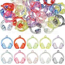 Colgantes de acrílico transparente chapado uv&nbsp;TACR-FZC0002-001E