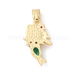 Ottone micro spianare pendenti zirconi&nbsp;KK-P233-02G