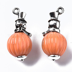 Pendentifs acryliques opaques&nbsp;SACR-N013-001-RS