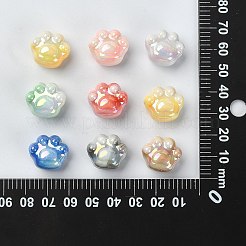 100pcs perles acryliques de placage uv&nbsp;PACR-CJ0001-20