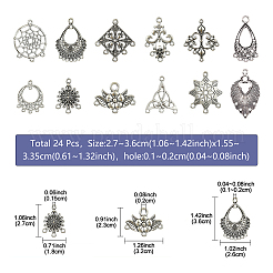 Liens de composants de lustre de style tibétain&nbsp;TIBEP-YW0001-73