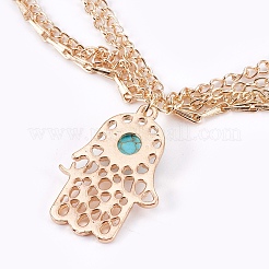 Catena della testa della nappa delle donne della Boemia&nbsp;OHAR-WH0005-02G
