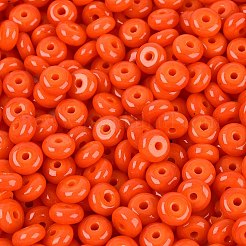 Cuentas de semillas de vidrio de colores opacos&nbsp;SEED-Q042-01A-D04