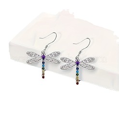 Libelle Legierung Strass Anhänger Halsketten & baumeln Ohrringe Sets&nbsp;FS-WGD83DF-01