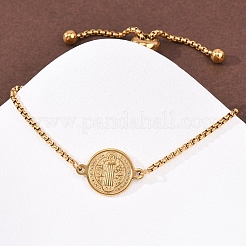 304 Edelstahl-Armbänder mit Schiebegliedern&nbsp;BJEW-B163-01G