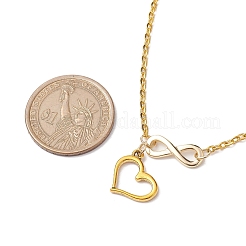 Colliers pendentif en fer et alliage&nbsp;NJEW-JN04880