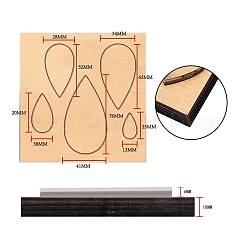 Holzstanzen stirbt&nbsp;DIY-WH0166-06D