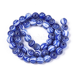 Handmade Millefiori Glas runde Perlen Stränge&nbsp;LK-R004-93A