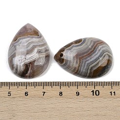Natürliche Amethyst-Spitzenachat-Anhänger&nbsp;G-A244-12B