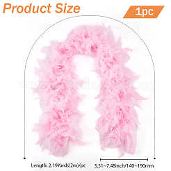 1 striscia di piume di tacchino&nbsp;SRIB-GF0001-63A