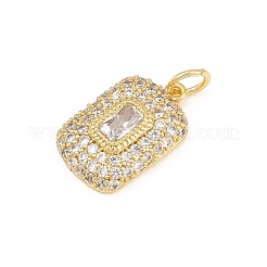 Pendentifs en laiton zircone cubique&nbsp;CU-CBAAB9C-02G-01
