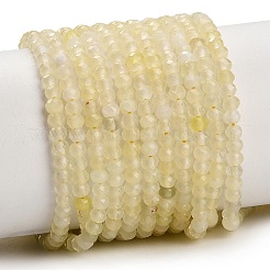 Natürliche Zitronen Jade Perlen Stränge&nbsp;GG-CBA4399-C02-02