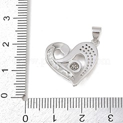 Ottone micro spianare pendenti zirconi&nbsp;KK-P339-18P