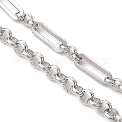 2 stücke 2 arten 304 edelstahl kette armband machen&nbsp;AJEW-JB01493