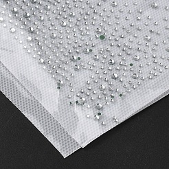 Láminas de vinilo de transferencia HTV con rhinestone de vidrio&nbsp;DIY-GF0013-57A-01