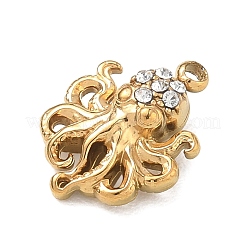Pendentifs en strass en acier inoxydable 304&nbsp;SA-CBAAE04-05C-G