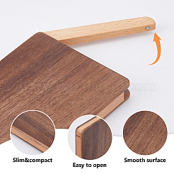 Cajas magnéticas de madera para embalaje de tarjetas de presentación&nbsp;CON-WH0110-329