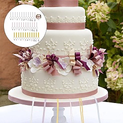 Anhänger für Hochzeitstorte aus Legierung im tibetischen Stil&nbsp;AJEW-AB00093