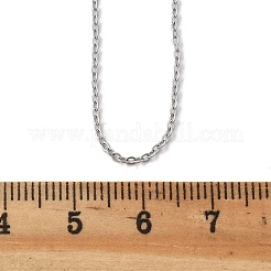 Anlaufgeschützte Halskette aus 304 Edelstahl&nbsp;MAK-F033-01P
