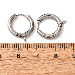 Accesorios para pendientes de aro de acero inoxidable 201&nbsp;STAS-D379-06D-P