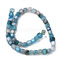 Chapelets de perles veines de dragon en agate naturelle&nbsp;G-G177-E17-01