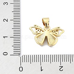 Messing micro pave klare zirkonia anhänger&nbsp;KK-A221-16B-G