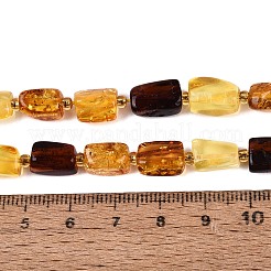 Perles d'ambre naturel brins&nbsp;G-N371-14A-01