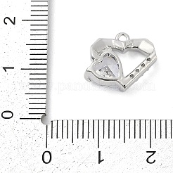 Adornos de latón micropavé de circonia cúbica&nbsp;LS-ZIRC-P122-01C-P01