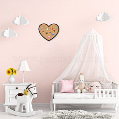 An der Wand montiertes Broschen-Schmuckdisplay aus Kork&nbsp;AJEW-WH0016-26D