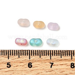 Perles de rocaille en verre dépoli&nbsp;SEED-NH0002-01G