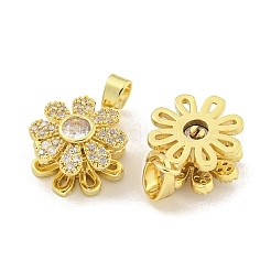 Breloques à fleurs rotatives&nbsp;KK-M291-02G
