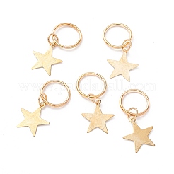 Legierung Sterne Charme&nbsp;LS-PALLOY-WH0001-03G