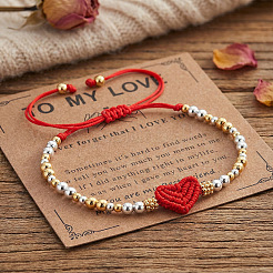 Verstellbare Armbänder aus geflochtenen&nbsp;EO3032-2