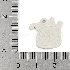 Weihnachtsthema sprühlackierte Legierungs-Emaille-Anhänger&nbsp;ENAM-Z020-01E