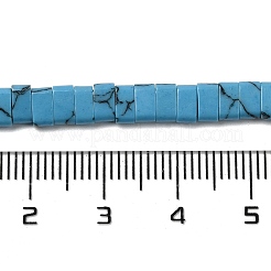 Kunsttürkisfarbenen Perlen Stränge&nbsp;G-Z045-A23-01