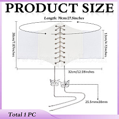 Cinture a corsetto elastiche larghe in pelle pu&nbsp;FIND-WH0199-335A