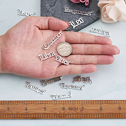 24 stücke 2 sets zink-legierung schmuck anhänger zubehör&nbsp;FIND-FW0001-09P