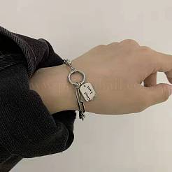 201 bracelets porte-bonheur en acier inoxydable&nbsp;FS-WG4BBAD-01