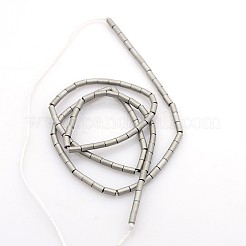 Electroplate smerigliato non magnetici ematite sintetico fili di perline&nbsp;G-O008-19